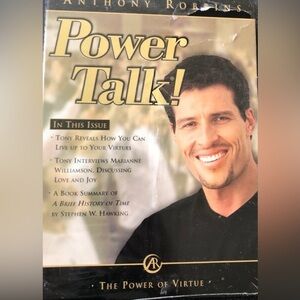 Anthony Tony Robbins Power Talk CD Sealed Power Of Virtue 2003